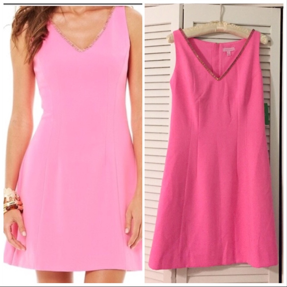 NWT Lilly Pulitzer Monica in Sunkissed Pink SZ 6